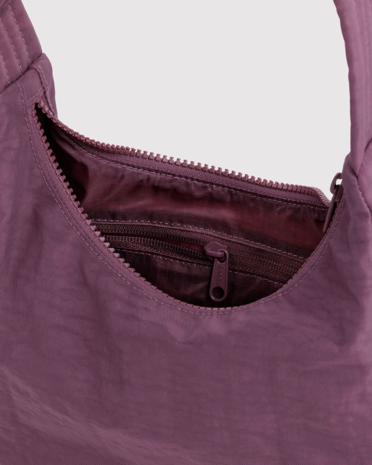 Mini Nylon Shoulder Bag - Wild Plum